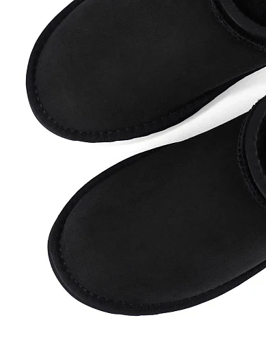 Жіночі уггі Attizzare велюрові чорні(213T038R) - фото 5 - Miraton