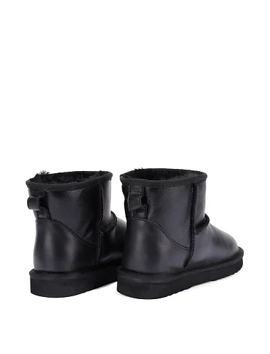 Женские угги челси Attizzare кожаные черные - фото 4 - Miraton