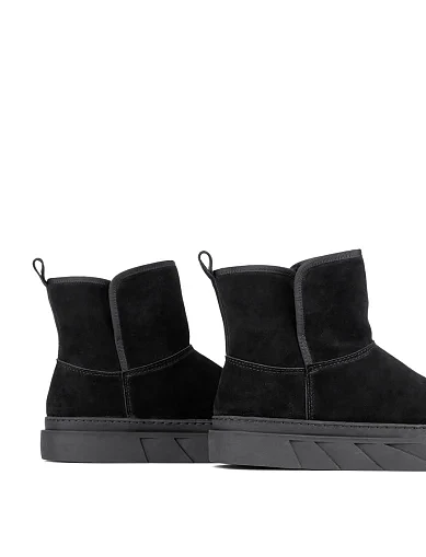 Женские угги MIRATON велюровые черные - фото 5 - Miraton