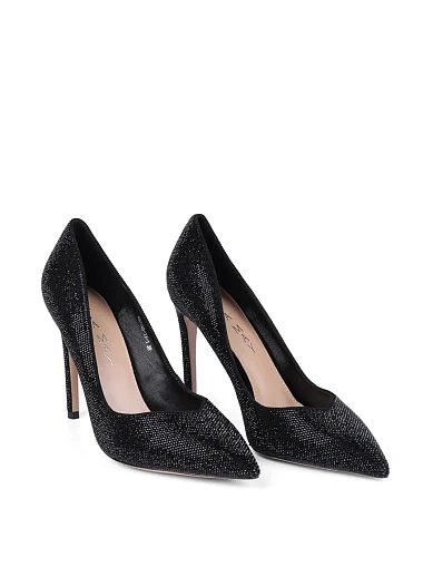 Жіночі туфлі Mia May велюрові чорні(HS2188-11-1) - фото 3 - Miraton