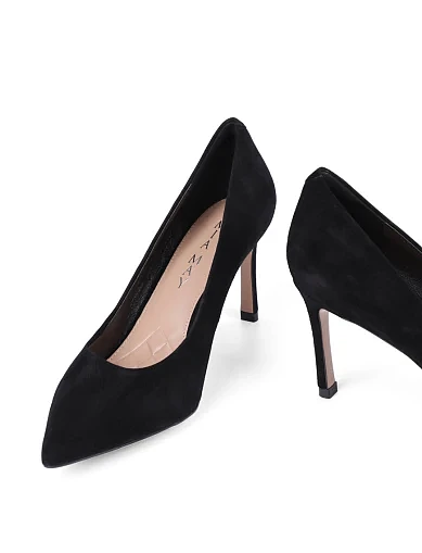 Жіночі туфлі Mia May велюрові чорні(HS23933-3-2 FW25-26) - фото 2 - Miraton