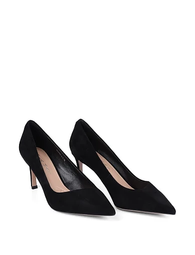 Жіночі туфлі Mia May велюрові чорні(HS23933-3-2 FW25-26) - фото 3 - Miraton