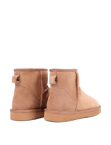 Жіночі уггі MIRATON велюрові бежеві(ATTU-22) - фото 5 - Miraton