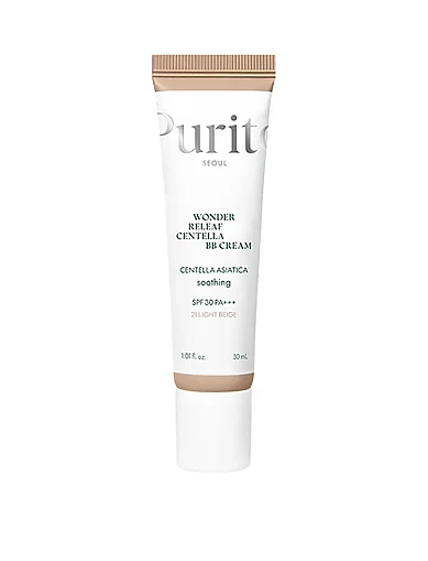 ВВ крем с экстрактом центеллы Purito Seoul Wonder Releaf Centella BB Cream, 30 ml - фото 1 - Miraton
