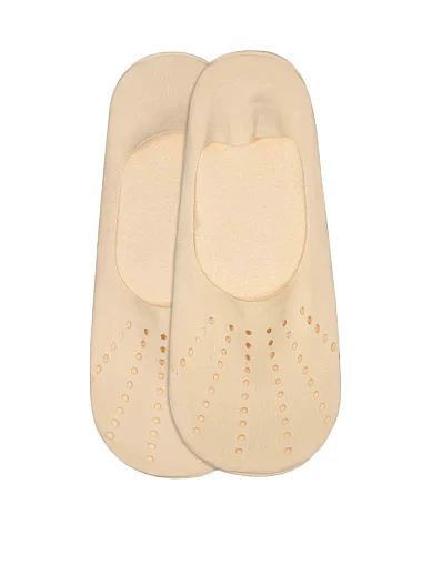 Следы женские с перфорацией телесные 2 шт. - фото 1 - Miraton