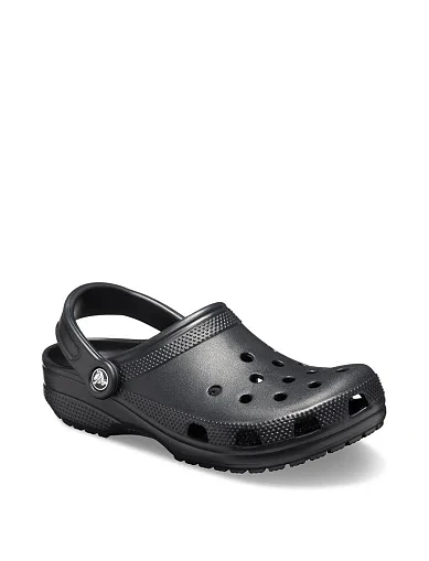 Мужские кроксы Crocs резиновые черные - фото 2 - Miraton