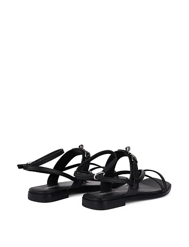 Жіночі сандалі шкіряні чорні(FT2539A-10-1) - фото 4 - Miraton