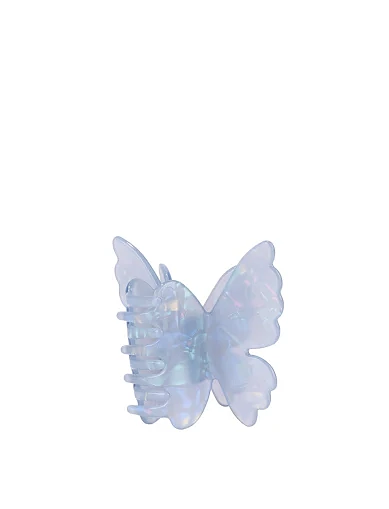 Заколка-краб MIRATON бабочка двойная голубая - фото 2 - Miraton