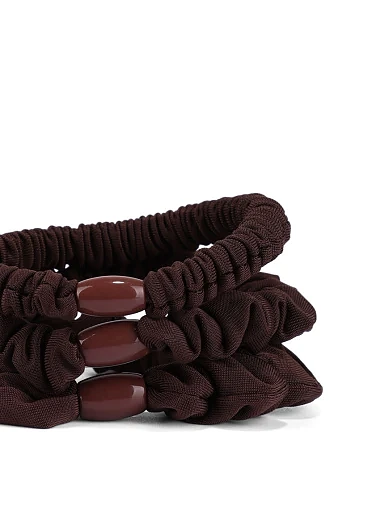 Комплект з 3 резинок MIRATON коричневі(PJ-10) - фото 2 - Miraton