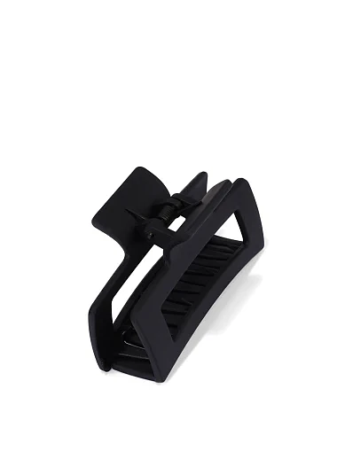 Заколка-краб MIRATON черная матовая - фото 2 - Miraton