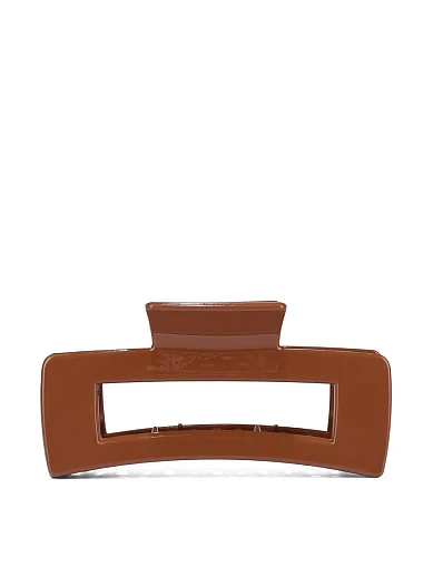 Заколка-краб MIRATON коричневая - фото 1 - Miraton