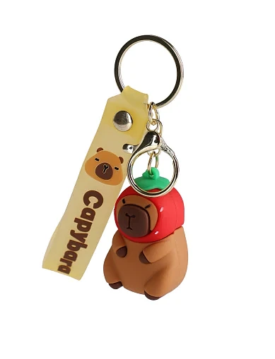 Брелок MIRATON капібара силіконовий(BR-3) - фото 1 - Miraton