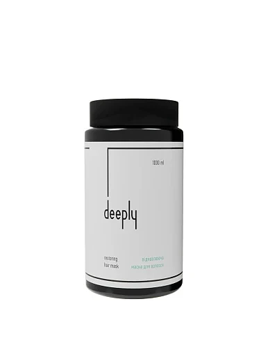 Відновлююча маска для волосся deeply restoring hair mask, 1000 мл(Відновлююча маска для волосся deeply restoring ha) - фото 1 - Miraton