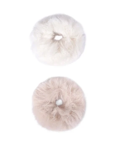 Комплект з 2 резинок MIRATON з хутра різнокольорові(KJ-1) - фото 1 - Miraton