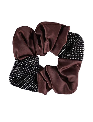 Резинка MIRATON чорно-коричнева зі стразами(KJ-6) - фото 1 - Miraton