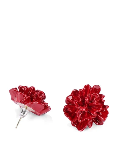 Сережки пусети квітка(MP-6) - фото 2 - Miraton