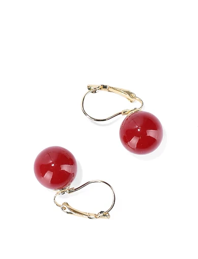 Сережки коралові(MP-7) - фото 2 - Miraton