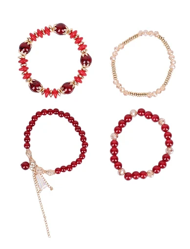 Мікс 4-х браслетів MIRATON різнокольорові - фото 2 - Miraton