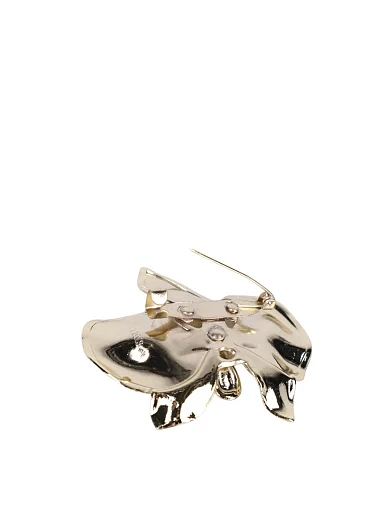 Брошка MIRATON цветок золотистый - фото 2 - Miraton