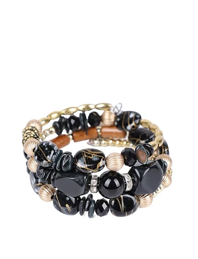 Браслет MIRATON багатошаровий з намистин - фото 1 - Miraton