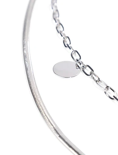 Двойное колье MIRATON с подвесками - фото 2 - Miraton