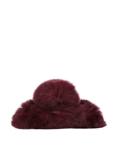 Заколка-краб MIRATON бордовая - фото 1 - Miraton