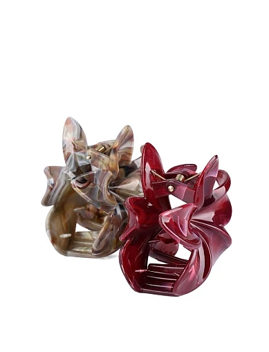 Комплект з 2 заколок MIRATON квітка(PX-19) - фото 2 - Miraton