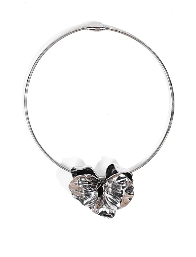 Чокер MIRATON з квіткою метал(PX-53) - фото 1 - Miraton