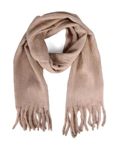 Шарф тканевый бежевый - фото 1 - Miraton