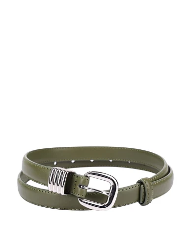 Ремінь шкіряний зелений(TP-2) - фото 1 - Miraton