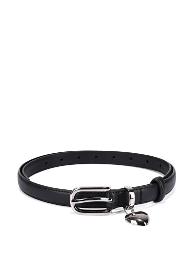 Ремінь шкіряний чорний(TP-5) - фото 1 - Miraton