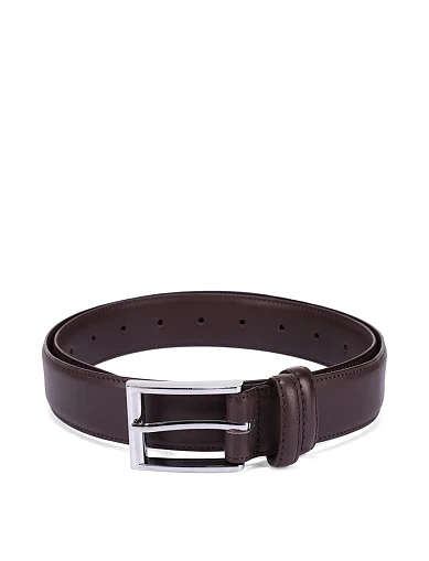 Ремінь шкіряний коричневий(ST-20) - фото 1 - Miraton