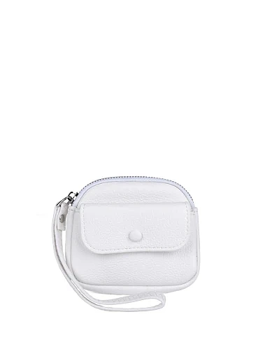 Монетниця з екошкіри біла(N180-2) - фото 1 - Miraton