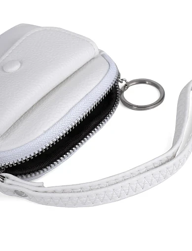 Монетниця з екошкіри біла(N180-2) - фото 4 - Miraton