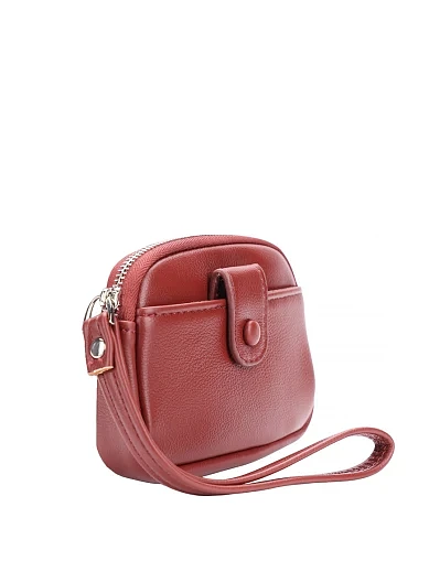 Монетниця з екошкіри бордова(N197-2) - фото 2 - Miraton