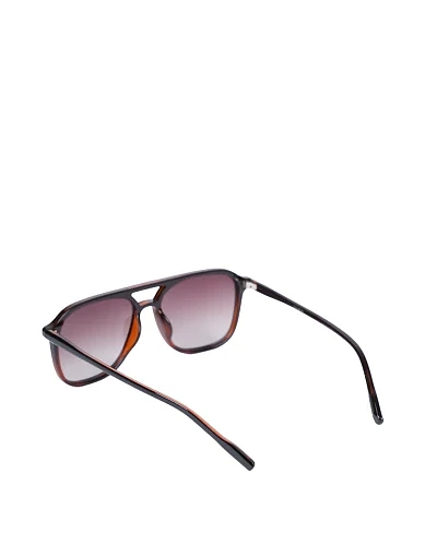 Солнцезащитные очки-маски в леопардовой оправе - фото 3 - Miraton