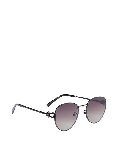 Солнцезащитные очки с градиентом коричневые - фото 2 - Miraton