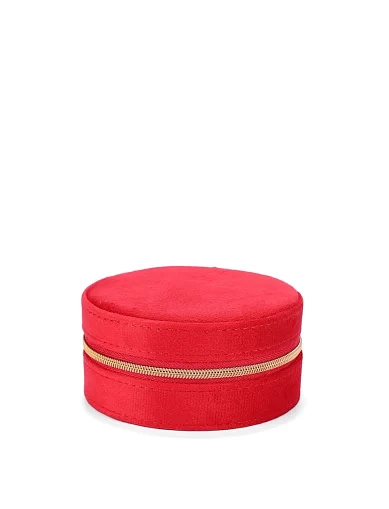 Бокс для украшений велюровый красный - фото 1 - Miraton