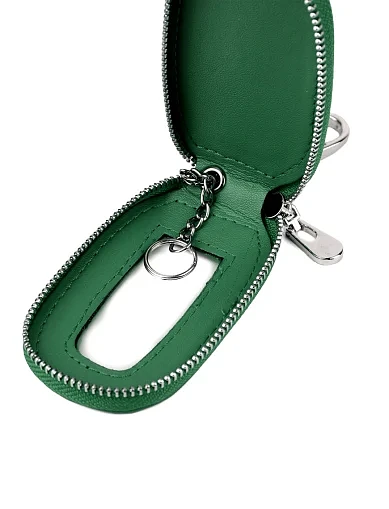 Ключниці шкіряні зелені(126-2) - фото 4 - Miraton