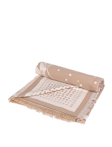 Шарф тканинний бежевий(CC-20) - фото 2 - Miraton