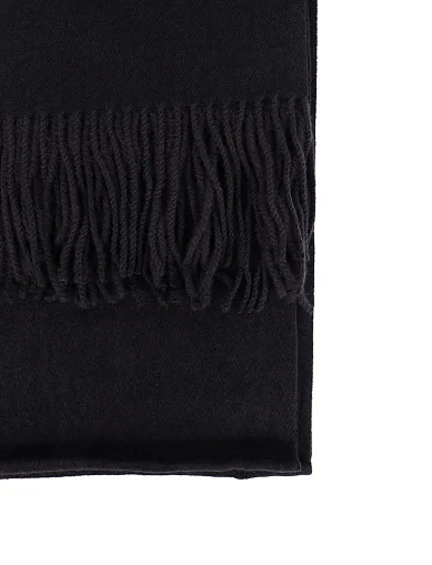 Шарф тканинний чорний(TK-11) - фото 2 - Miraton
