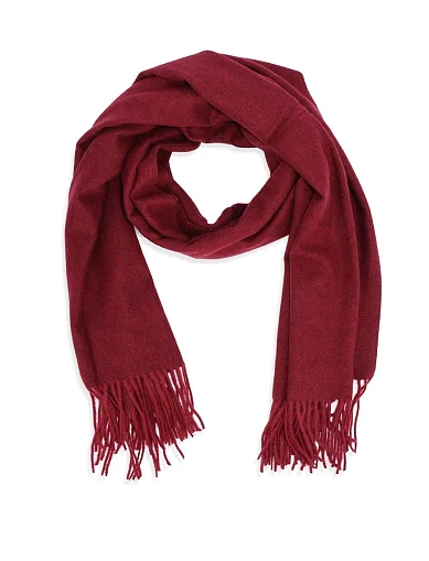 Шарф тканевый бордовый - фото 1 - Miraton