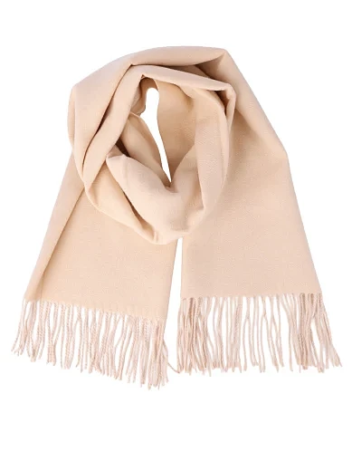 Шарф тканинний молочний(TK-15) - фото 1 - Miraton