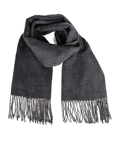 Шарф тканевый черный - фото 1 - Miraton