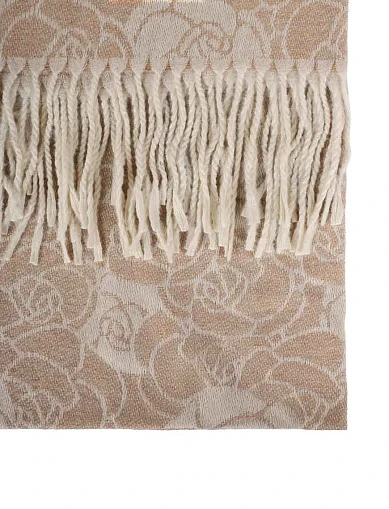 Шарф тканинний білий(TK-26) - фото 3 - Miraton