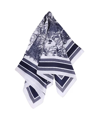 Хустка тканинна синя(KS-5) - фото 1 - Miraton