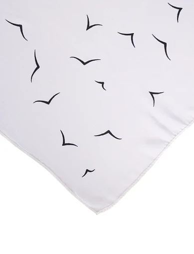 Платок тканевый молочный - фото 2 - Miraton