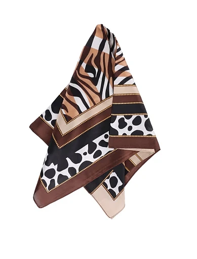 Хустка тканинна коричнева(KS-13) - фото 1 - Miraton