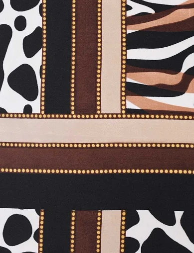 Хустка тканинна коричнева(KS-13) - фото 3 - Miraton