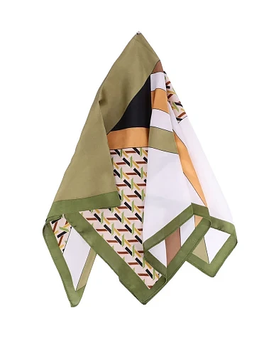 Хустка тканинна зелена(KS-18) - фото 1 - Miraton